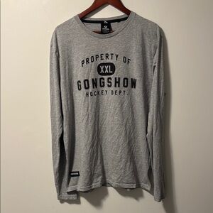 Gong Show hockey long sleeve shirt Men’s sz xl EUC